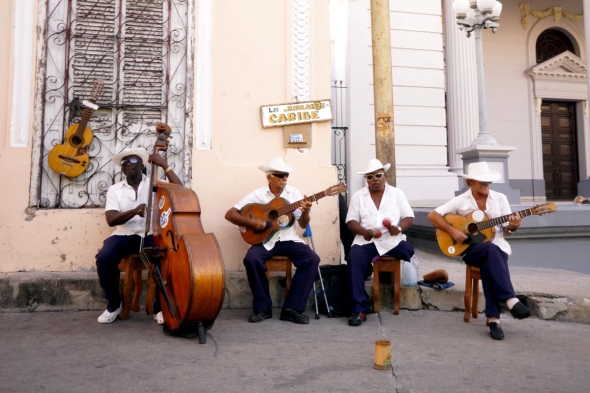 Dans la rue à Santiago