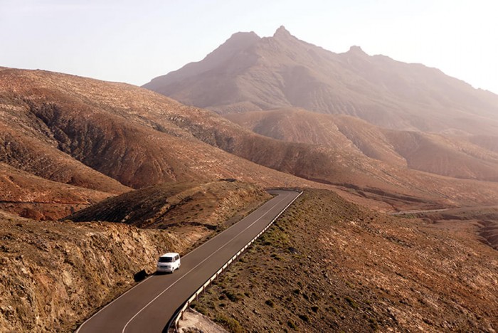 Le centre de l'île est aride comme Lanzarote et offre de magnifique paysages désertiques.